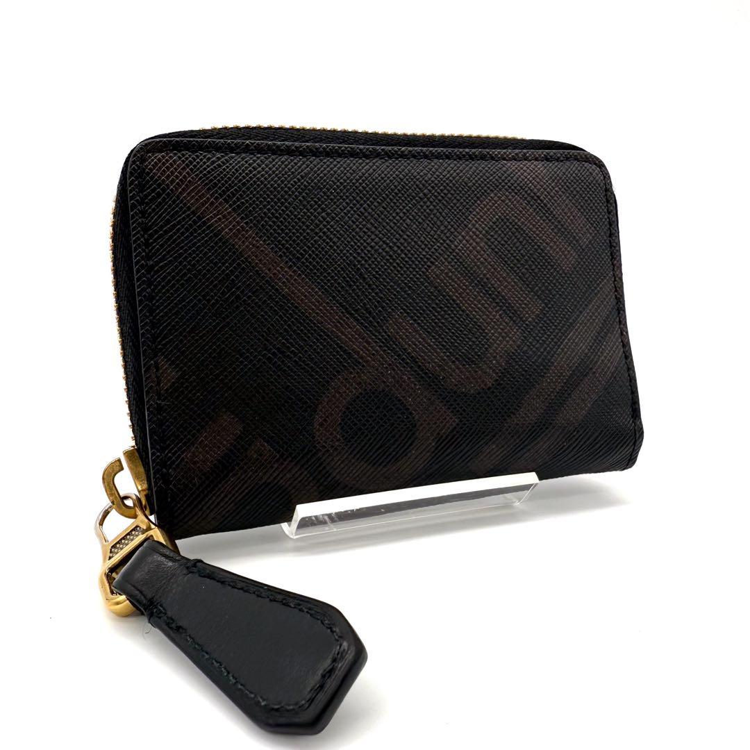 ★美品★ダンヒル ラウンドジップ マルチ ケース デカロゴ 大容量