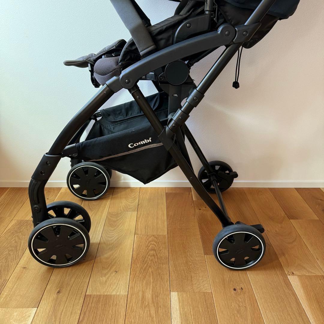 美品　Combi コンビ ベビーカー AttO（アット） type-S ネイビー