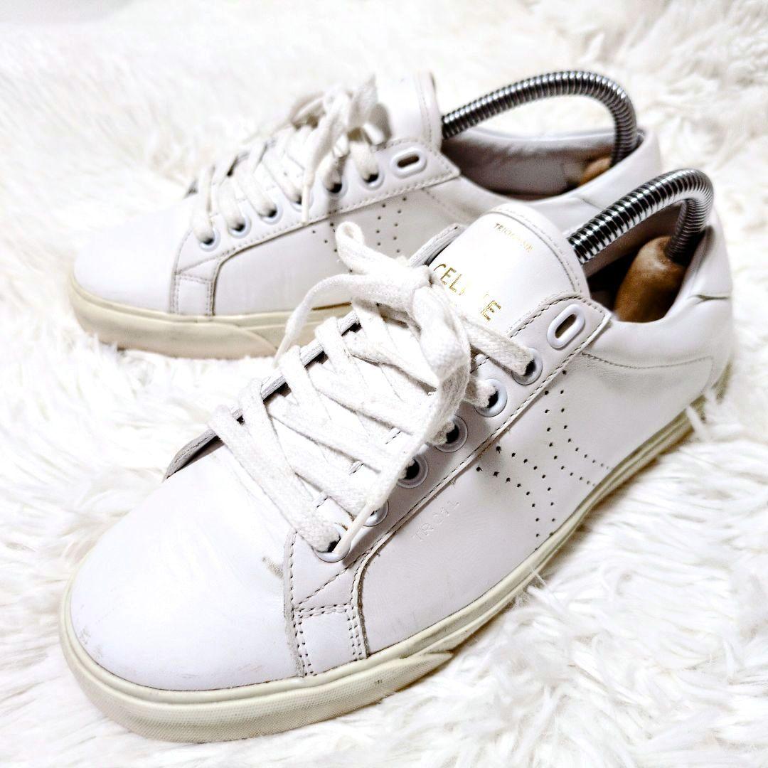 CELINE セリーヌ スニーカー トリオンフ ローカット 白 23cm