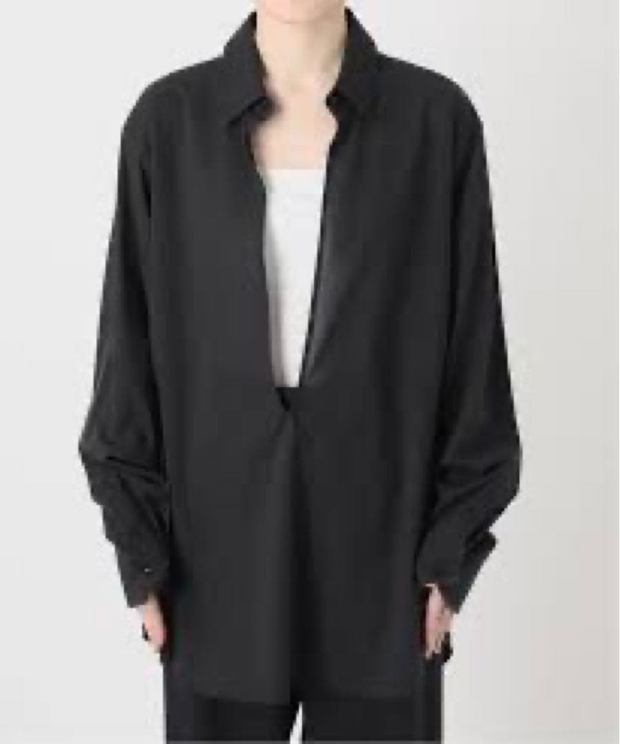 FOLL 25ss コットンウールスキッパーシャツ