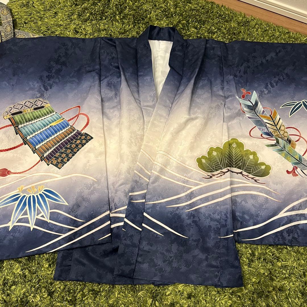 京越 七五三5歳男の子 フルセット(肩上げ済み) 12点セット