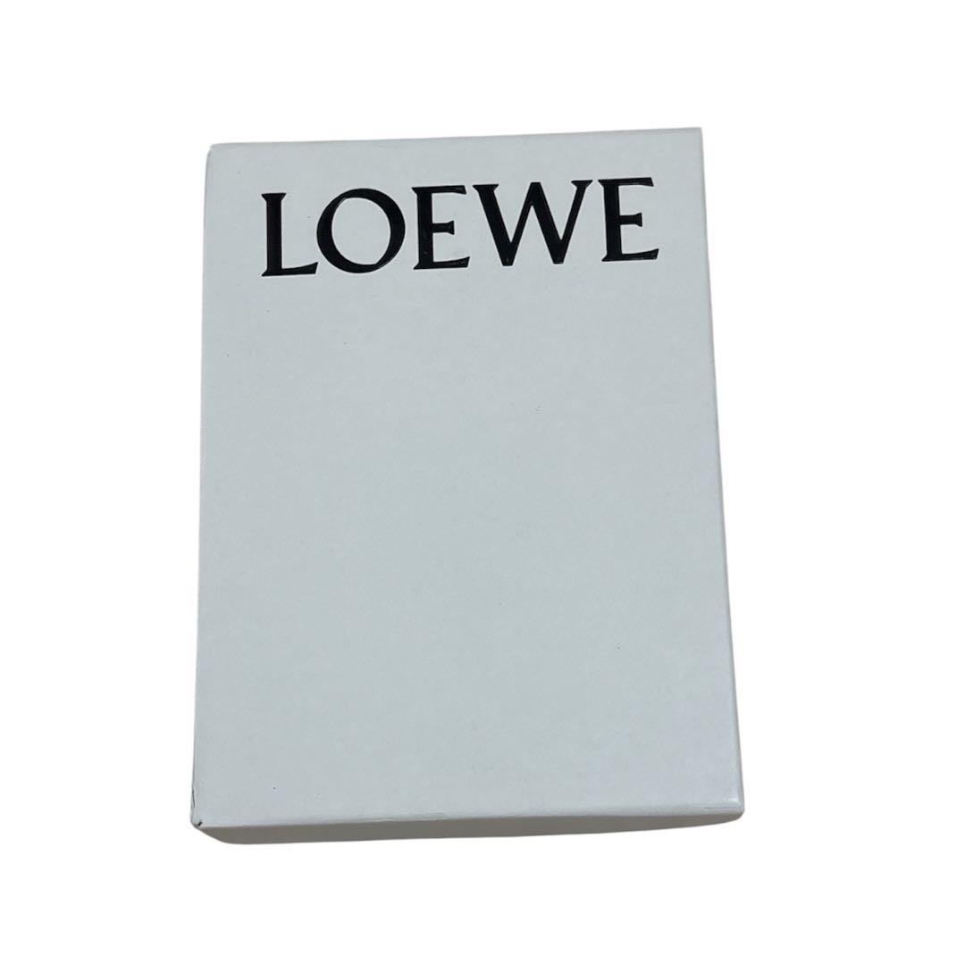 LOEWE ブラウンレザー キーホルダー　ロエベ キーホルダー チャーム レザー