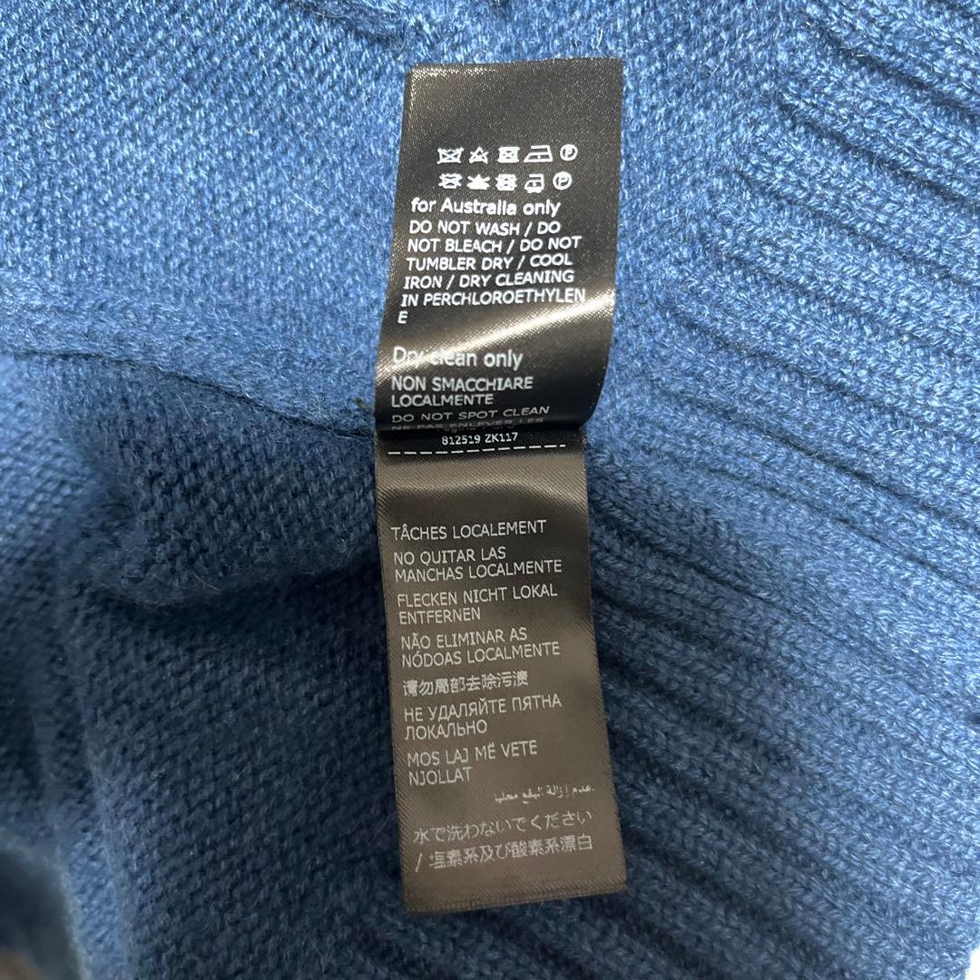 【最終値下げ】希少 ZANONE（ザノーネ）5ゲージカシミアスタンドカラーニット