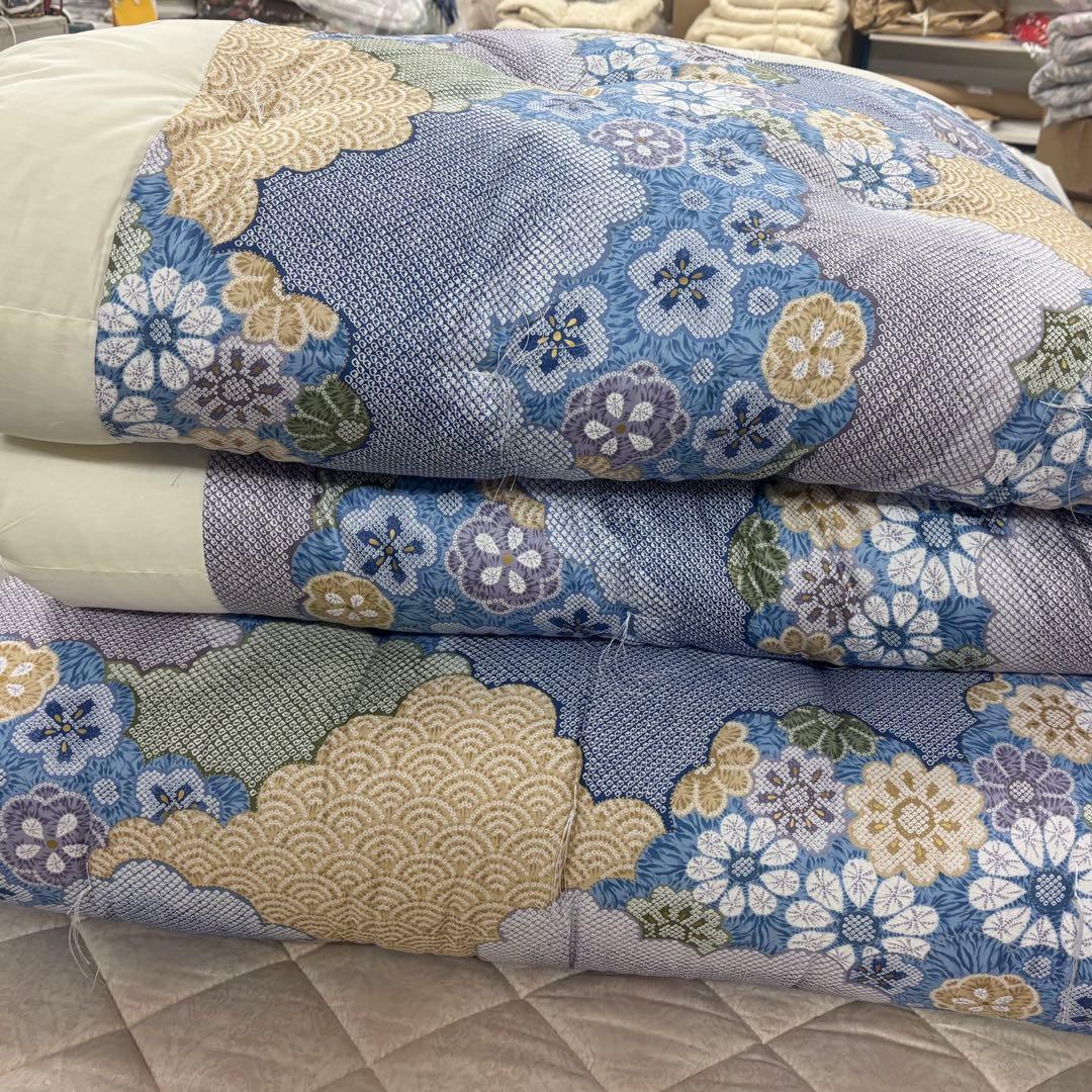 掛け布団敷布団セット　和布団　日本製　綿布団