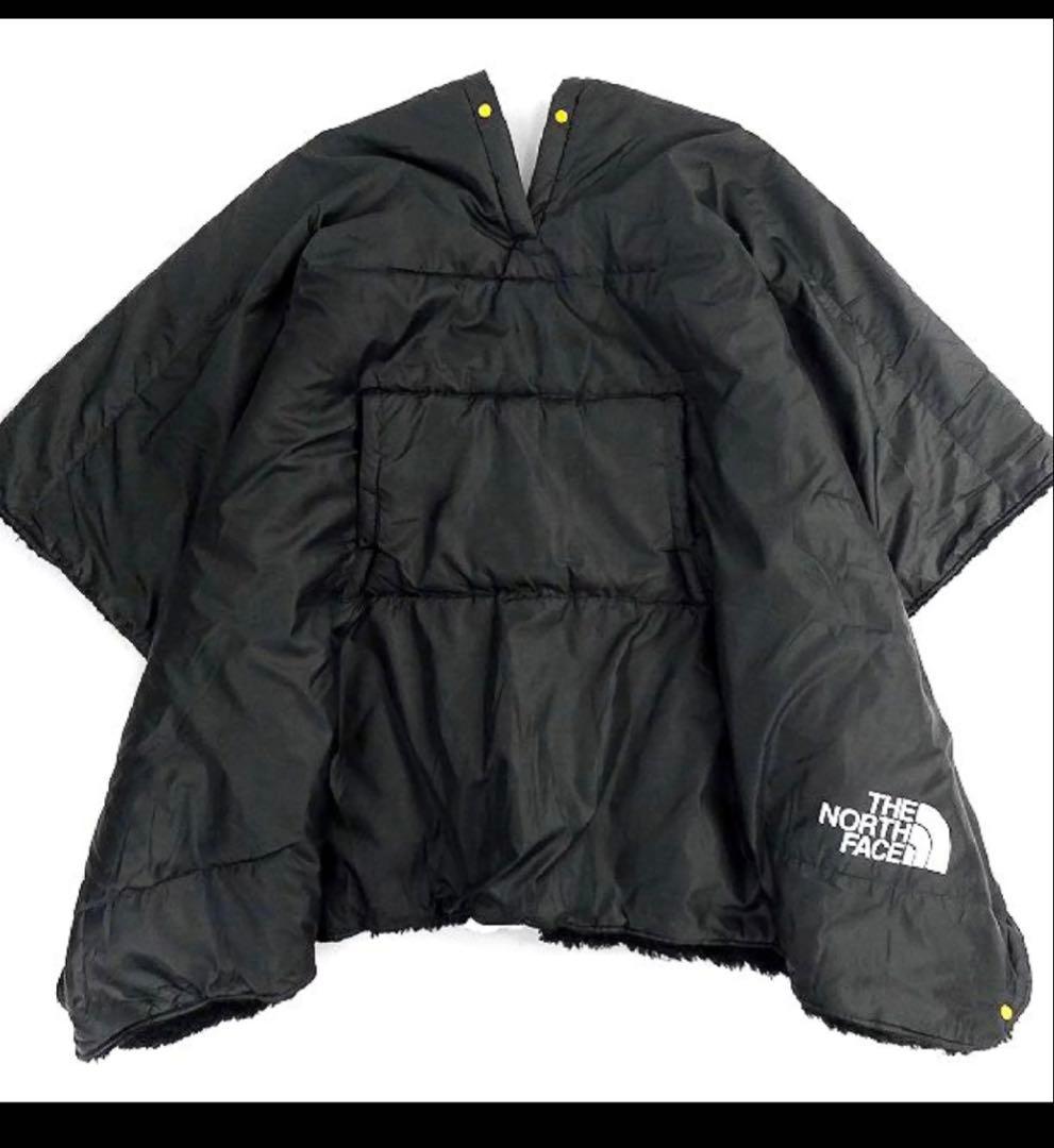 THE NORTH FACE 黒 ポンチョブランケット