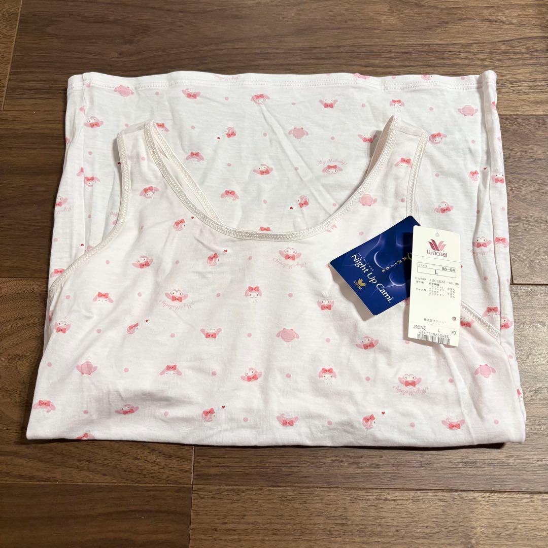 ⭐︎新品 ワコール ナイトアップキャミ ナイトアップブラ お花柄 フラワー L