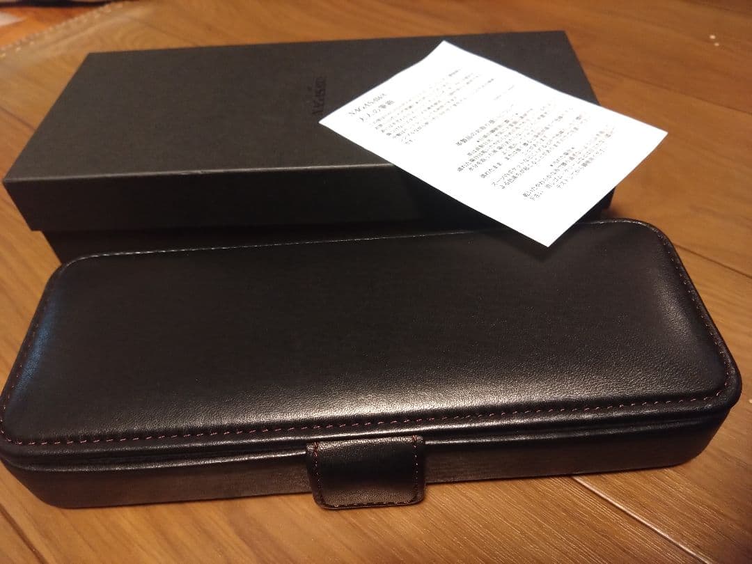 NAGASAWA キップレザー筆箱 ブラック 新品未使用