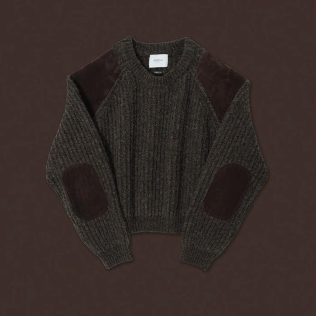nokcha ノクチャ　ニット　ブラウン　セーター