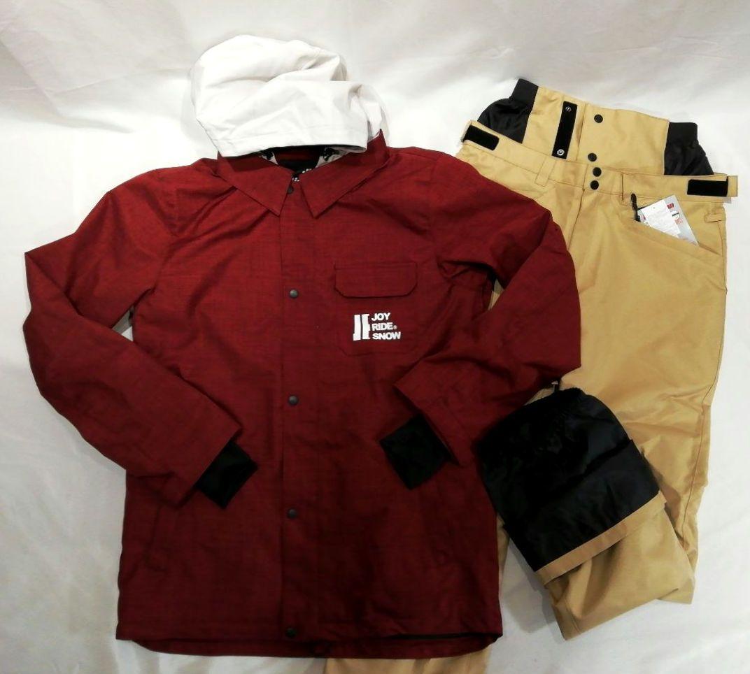 U340 新品訳あり/L/JOYride メンズ スキー・ボードウエア上下セット