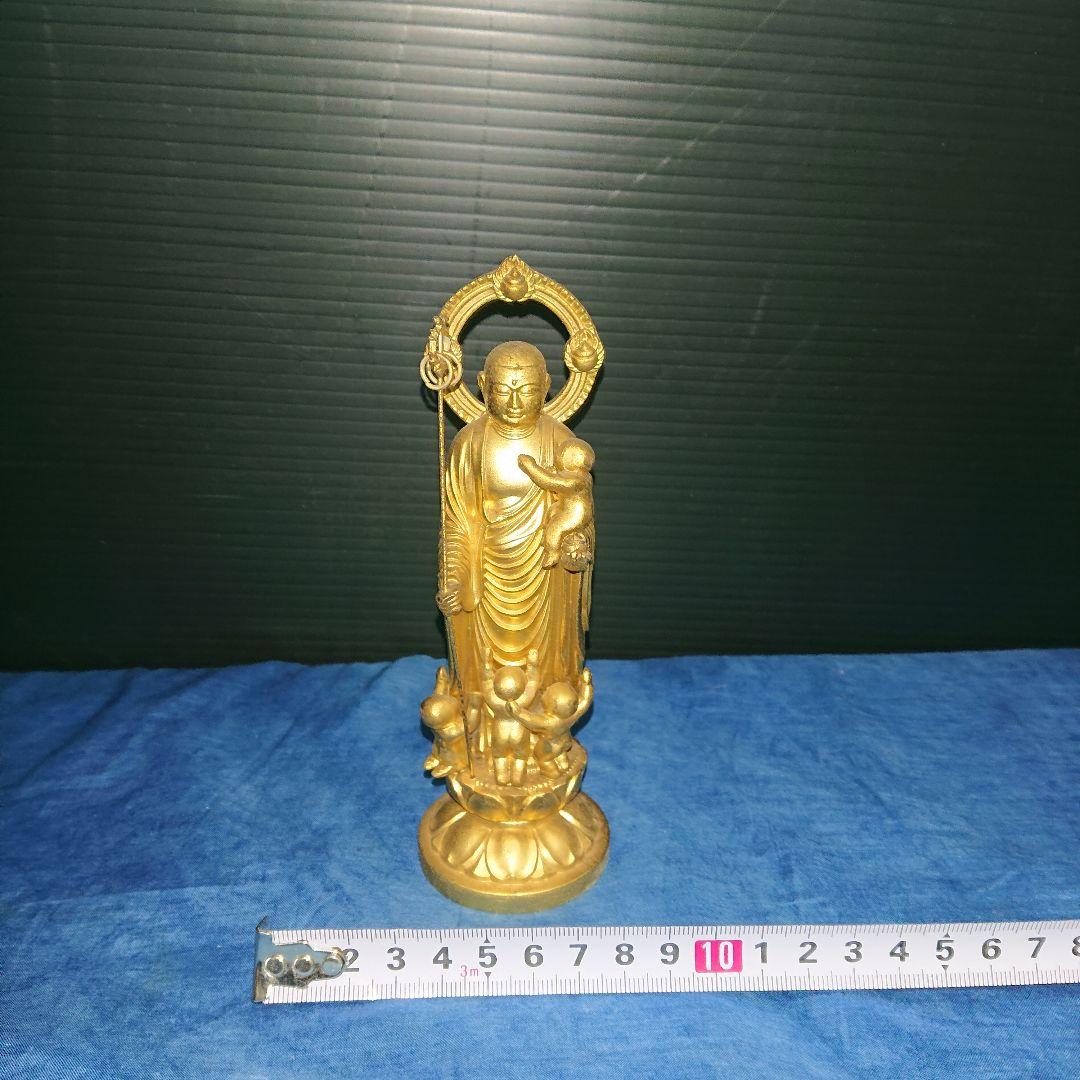 仏教美術、古銅鍍金僧形立像