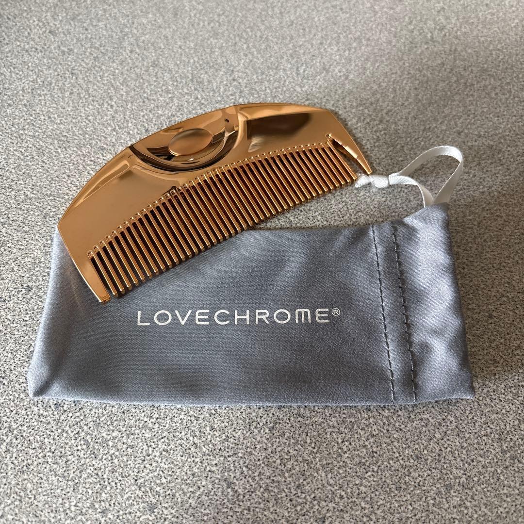 LOVECHROME ツキ　ローズゴールドコーム