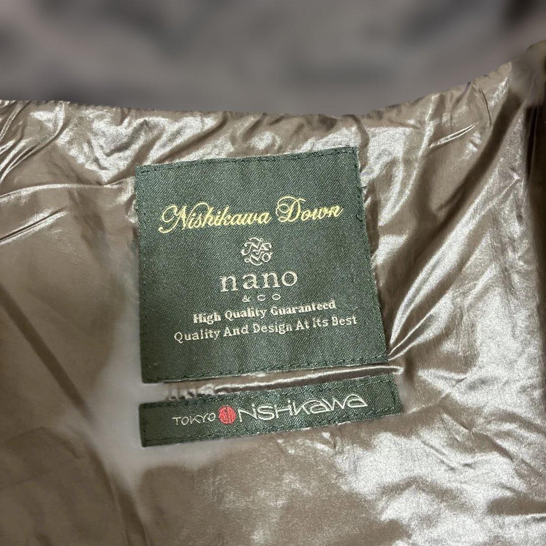 ✴︎har8t 様✴︎nano universe西川ダウン40ブラウンダウンジャケッ