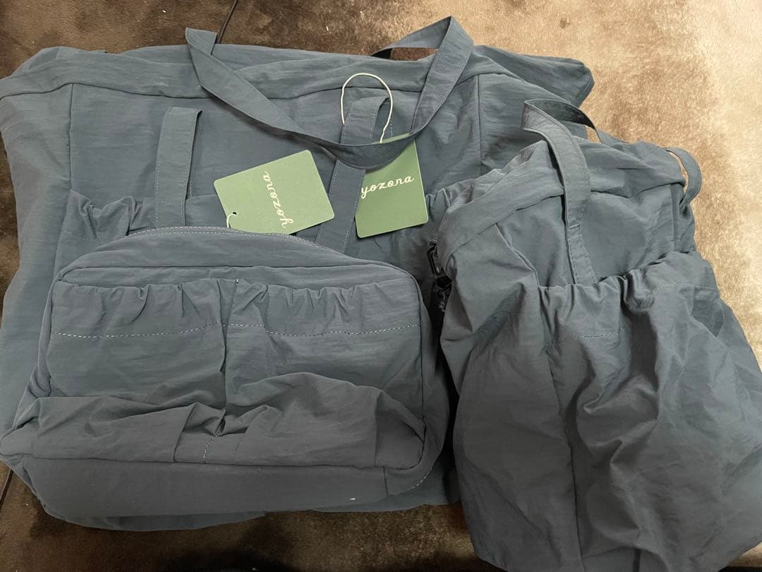 ほぼ日　yozora たびびとトート ポーチ　サコッシュ　３点セット