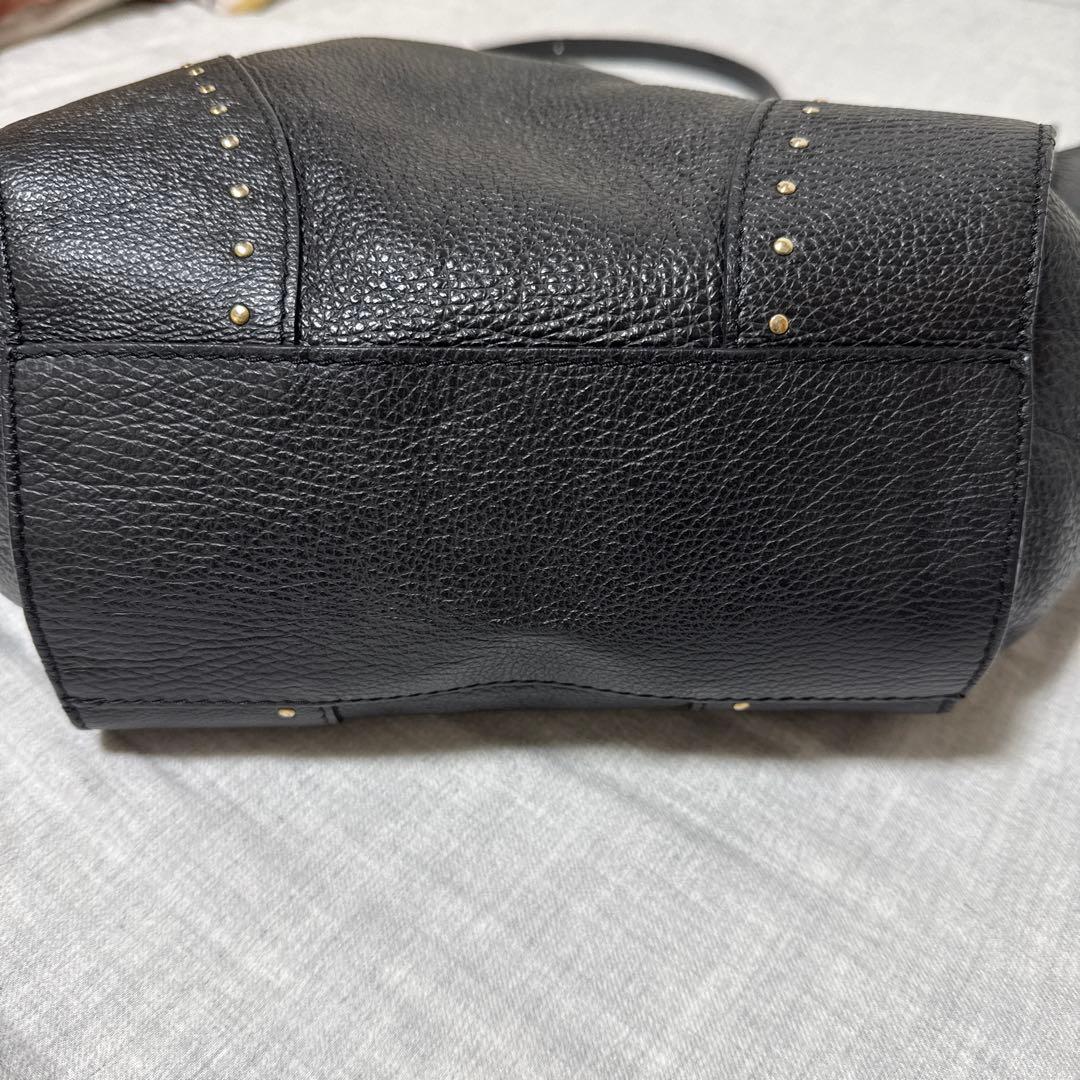 ジャンニキャリーニ トートバッグ 本革 ブラック イタリア製
