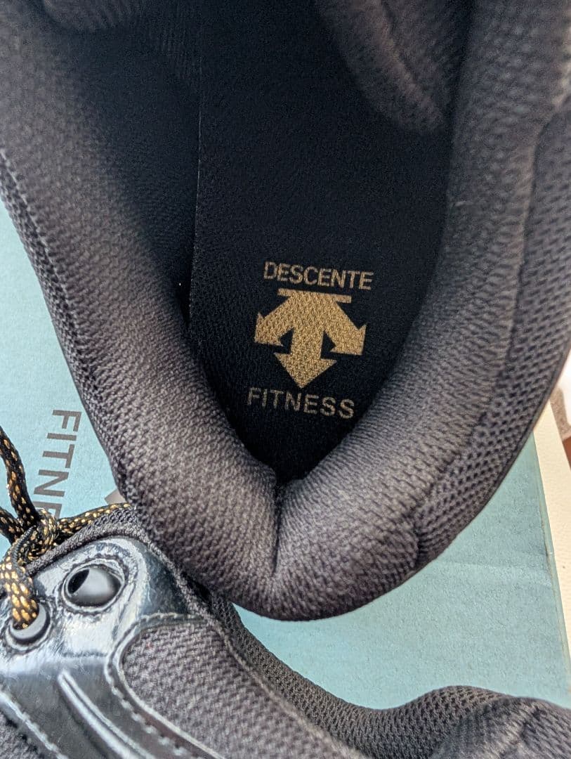 デサント フィットネスシューズ D-F-ZERO 27cm BLACK/GOLD