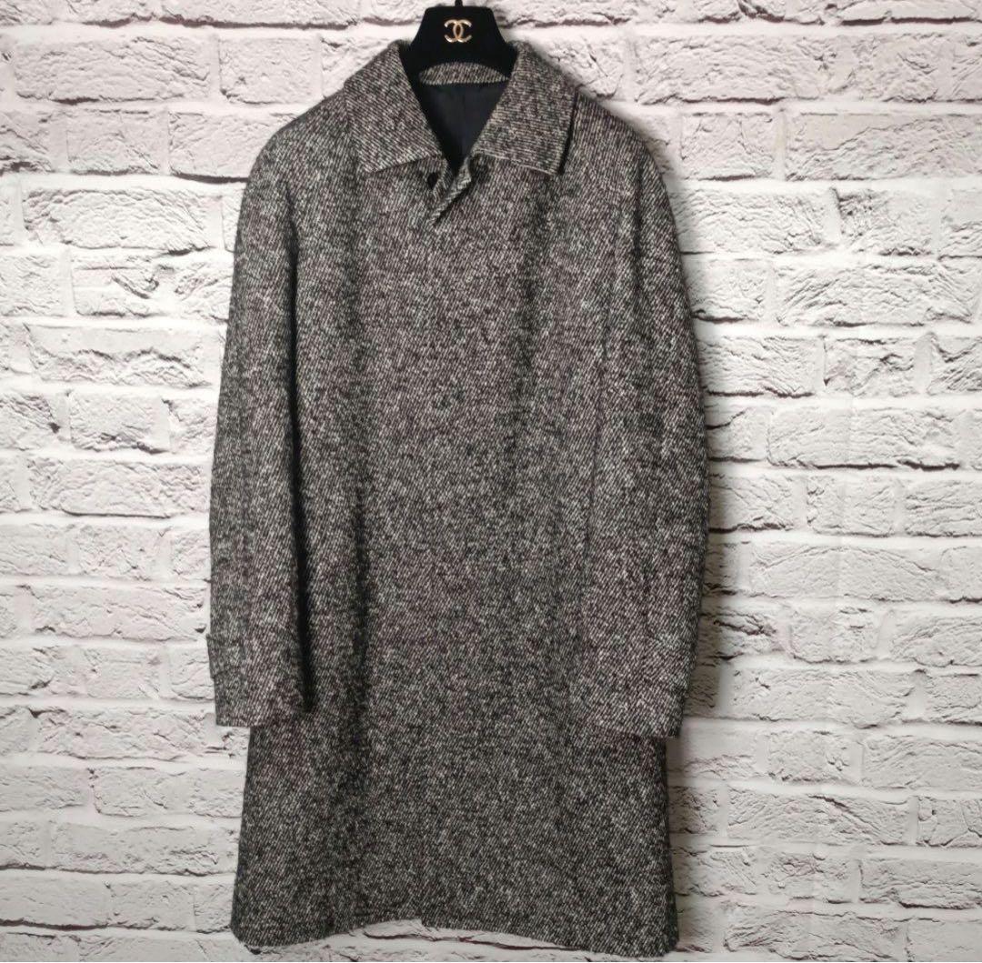 美品AUSTIN REED×Loropiana アルパカ絹混 ステンカラーコート