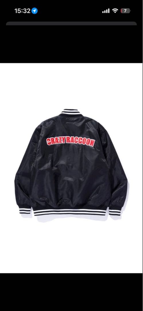 ジャケット・アウター crazyraccoon VARSITY JACKET