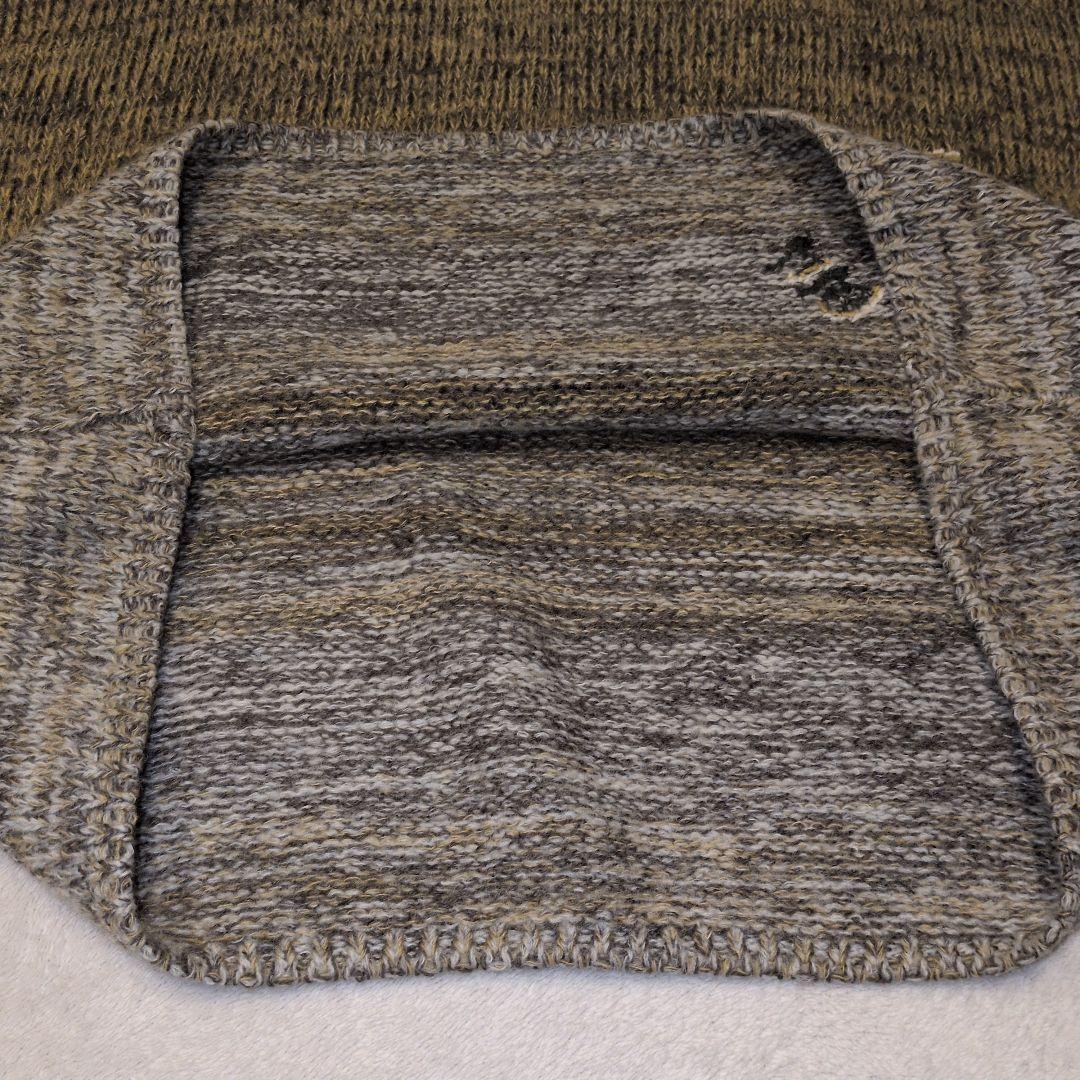 45R　花柄刺繍　ニット　グラデーション　アルパカ混