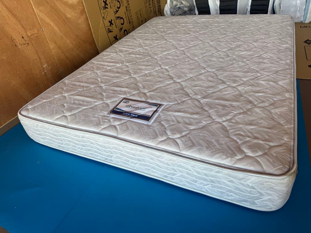 地域限定配送　シモンズ ビューティレスト Extra Hard ダブルサイズ