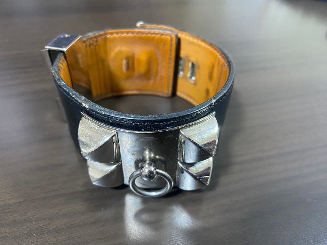 hermes エルメス collier de chien コリエドシアン 黒