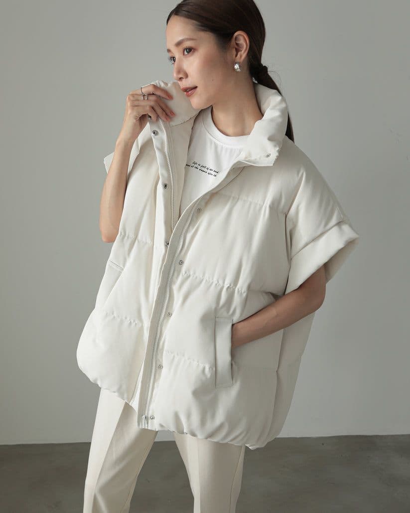 【未使用品】Mia ASTERISM sleeveless down vest