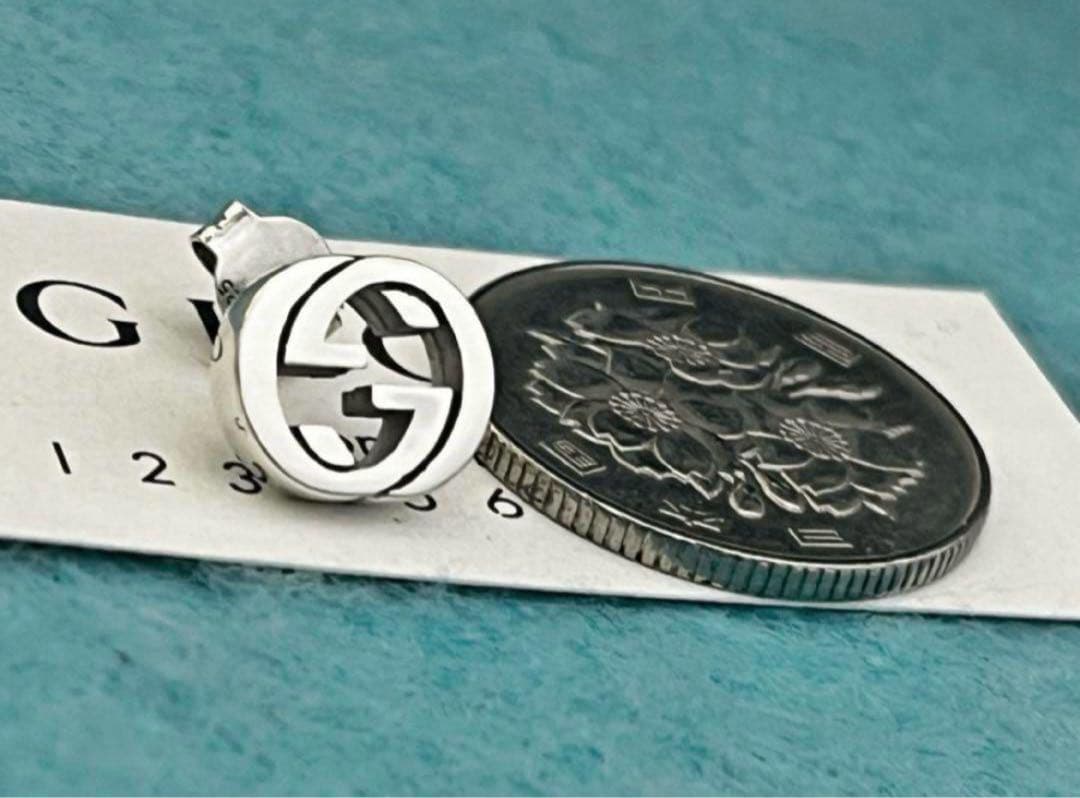 限界価格‼️GUCCI インターロッキングピアス　片耳❗️