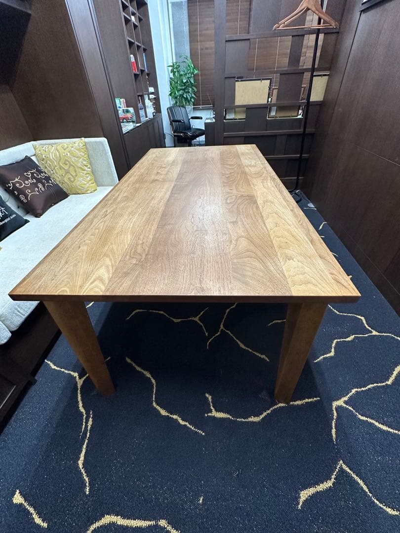 WEBBダイニングテーブル 木製ナチュラルウッドテーブル 大きめ