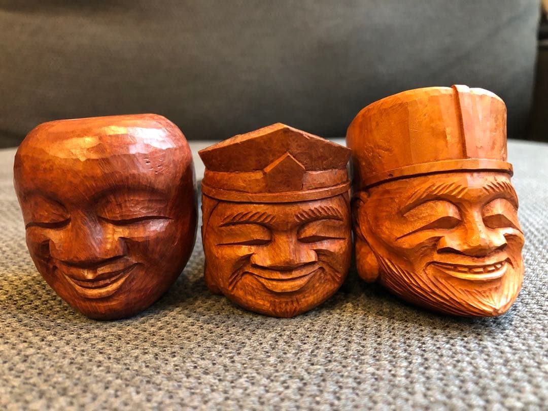 七福神  木製工芸品パイプ