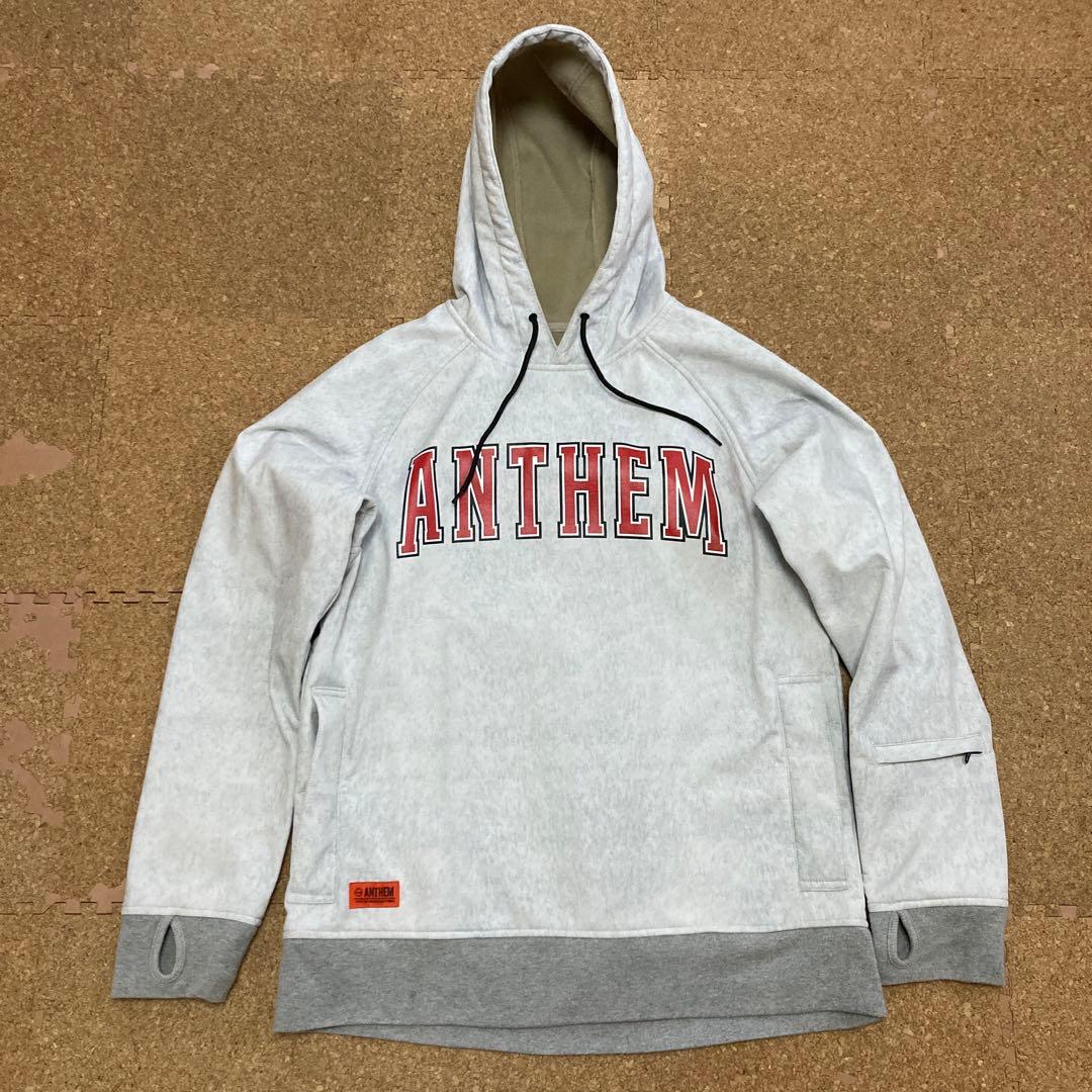 ANTHEM アンセム スノボ スノーボード スキーウェア パーカー Sグレー