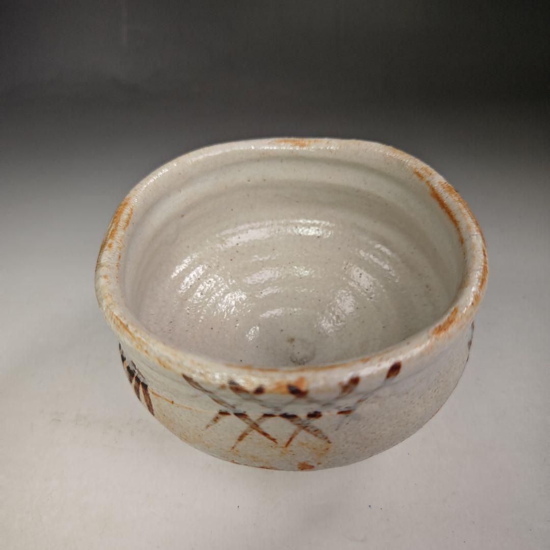 イ361 茶碗『萩焼　加藤弥右衛門造』『鵬雲斎　極箱　花押』茶道具　抹茶碗