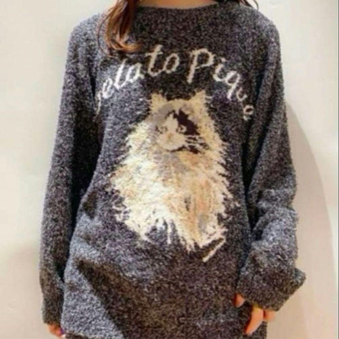 ☆美品☆ジェラートピケ 君の花になる 8LOOM メランジキャット 上下セット