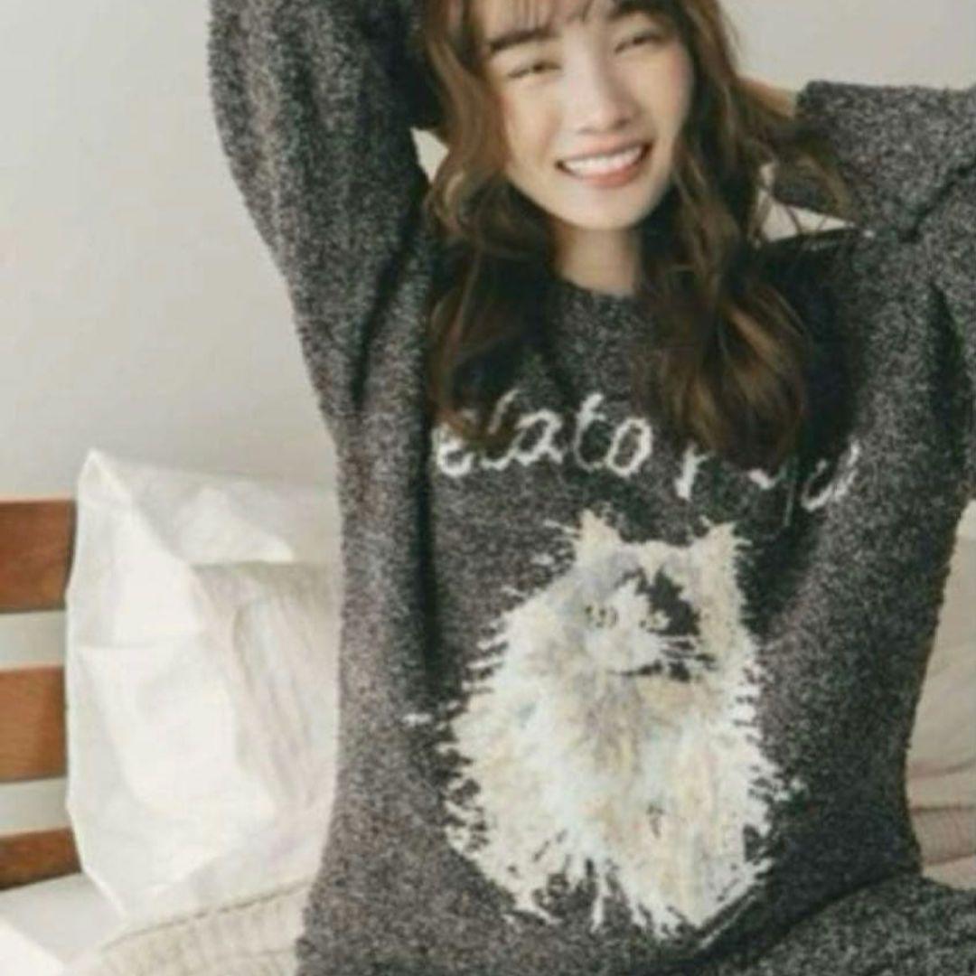 ☆美品☆ジェラートピケ 君の花になる 8LOOM メランジキャット 上下セット