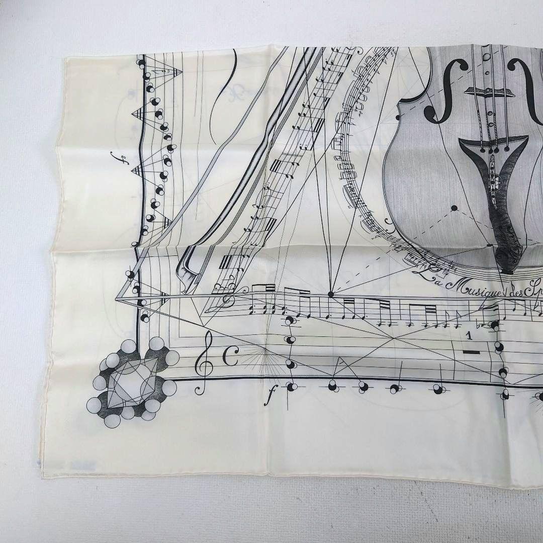 M1216H1 エルメス カレ90 球体が奏でる音楽 スカーフ