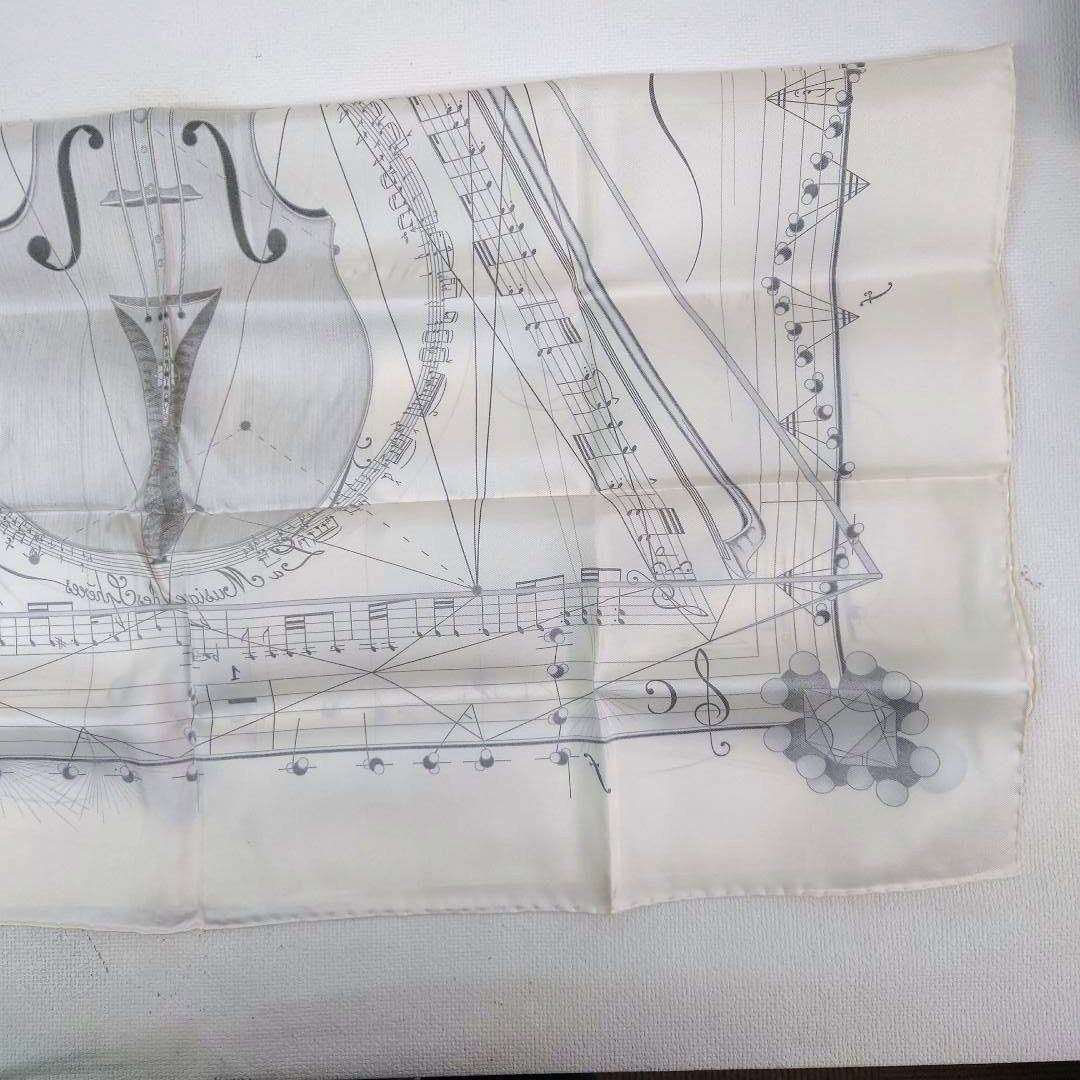 M1216H1 エルメス カレ90 球体が奏でる音楽 スカーフ