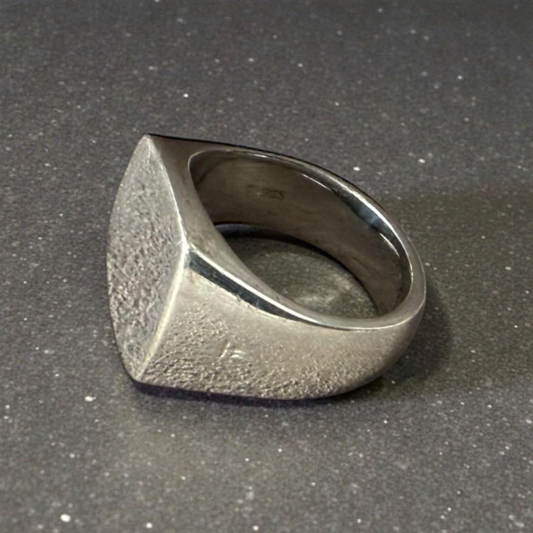 TOMWOOD 925シルバー フラットトップリング 50号