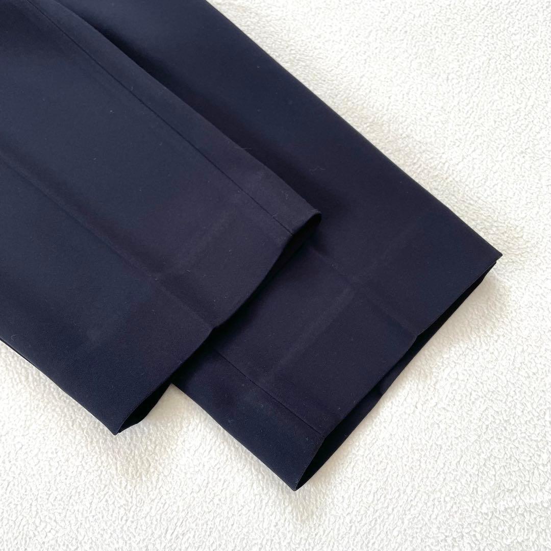 美品✨プラステ ノーカラー パンツ スーツ セットアップ グレー ネイビー