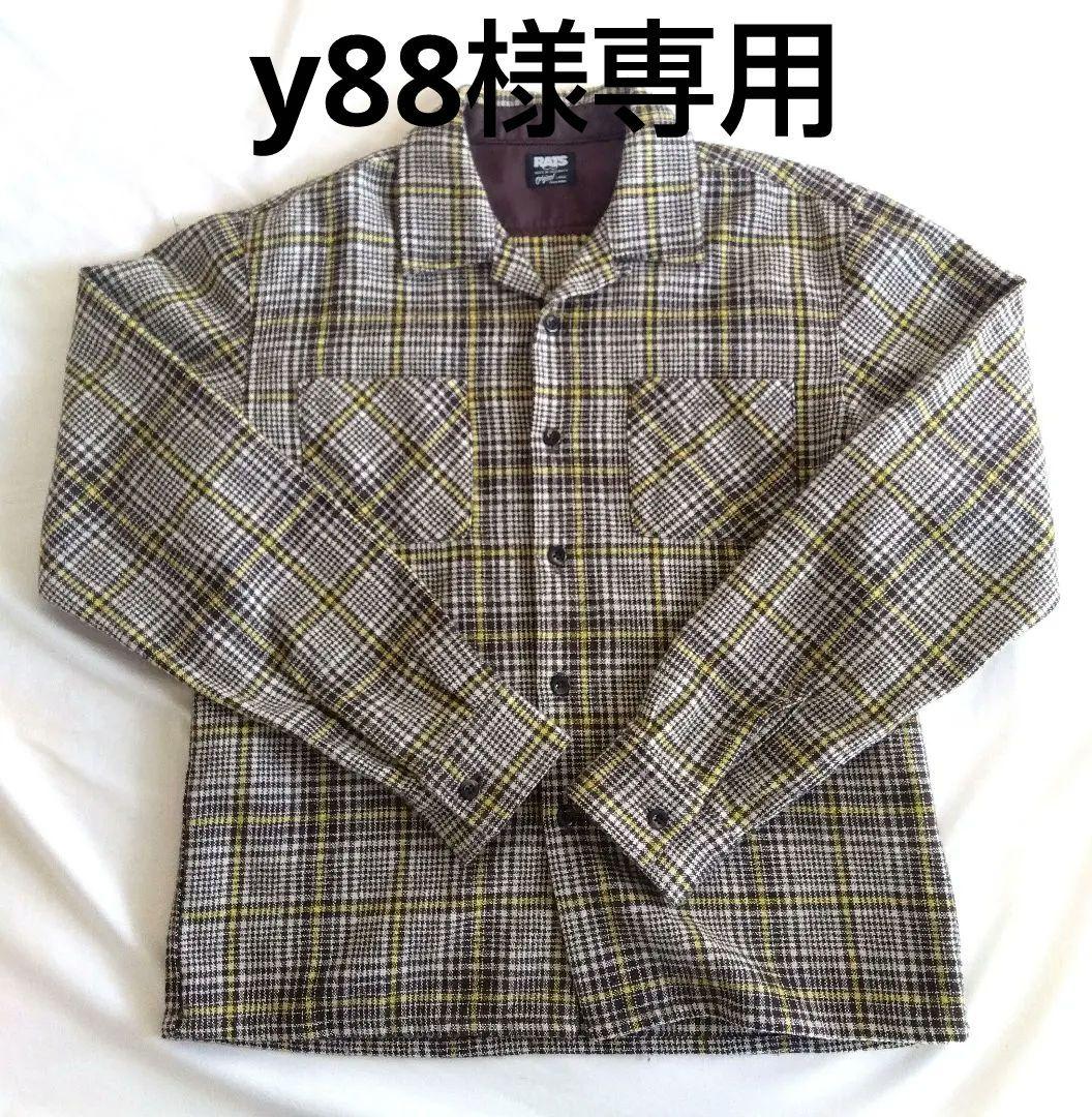 RATS/ チェック柄ネルシャツ/WOOL/ 長袖