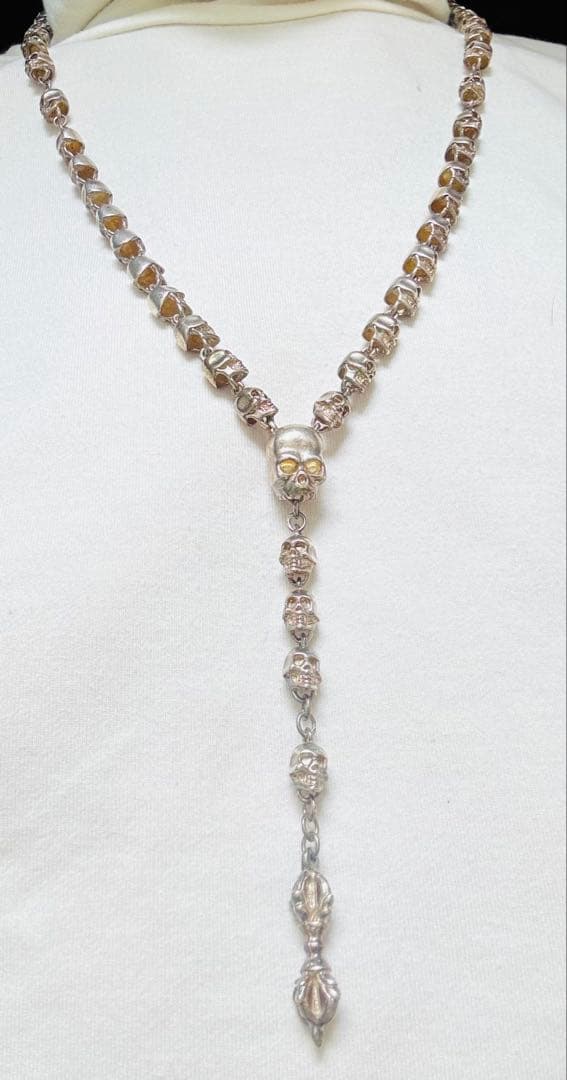 GARRARD ガラード スカルネックレス ジェイド ジャガーコレクション