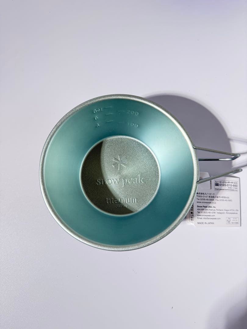  peak シェラカップ　4色セット　限定カラー