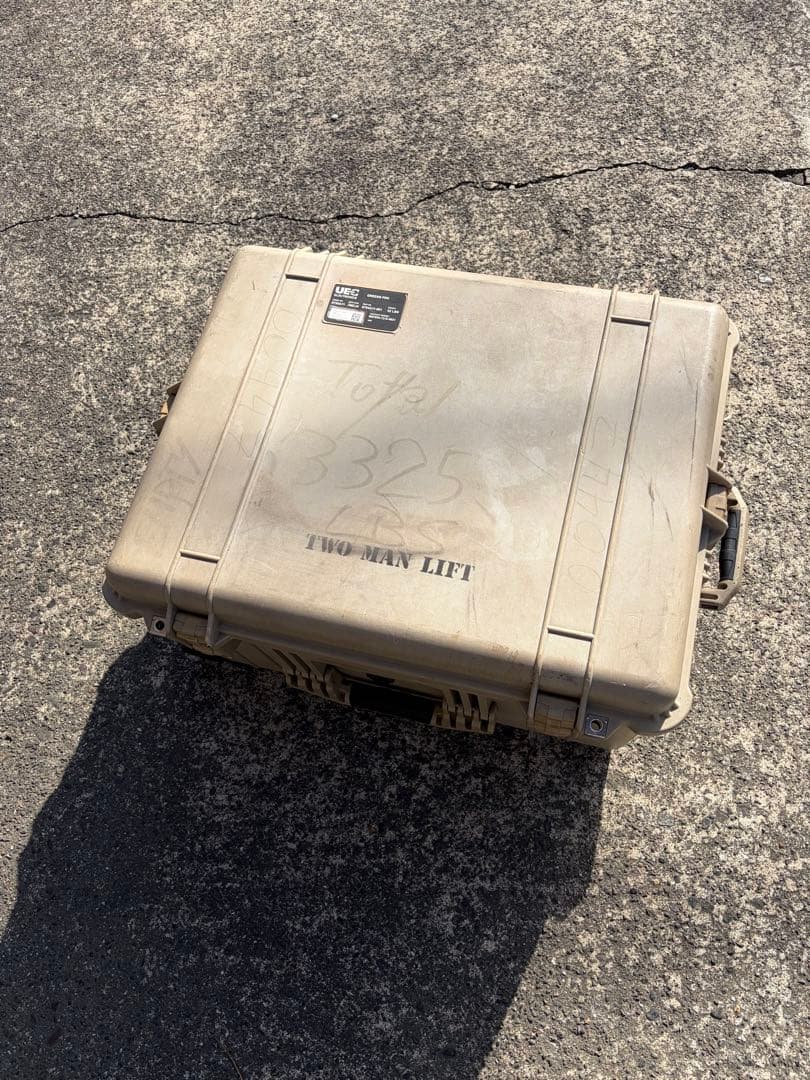 米軍　ペリカン　ハードケース　プロテクターケース1620 DESERT TAN