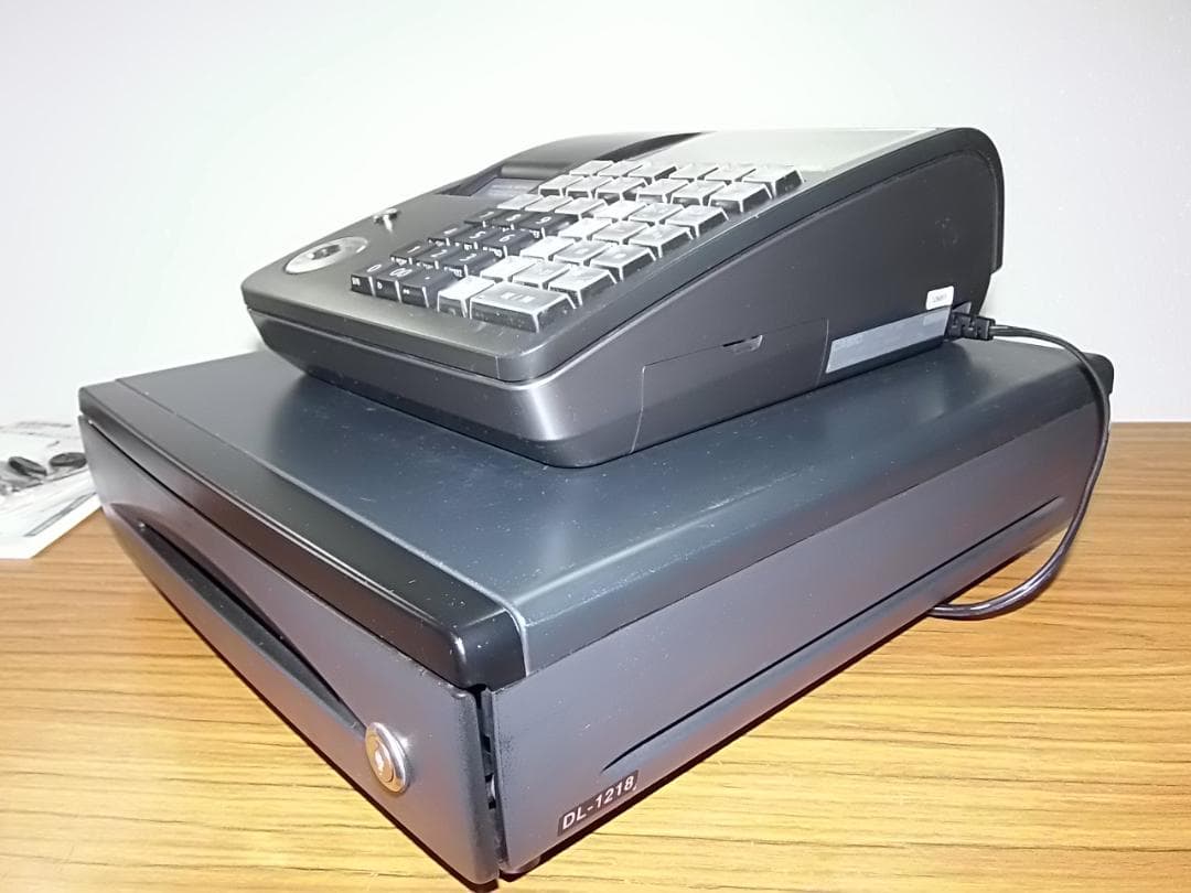 人気の黒1227店名設定無料カシオ１０部門TE-300 インボイスレジスター