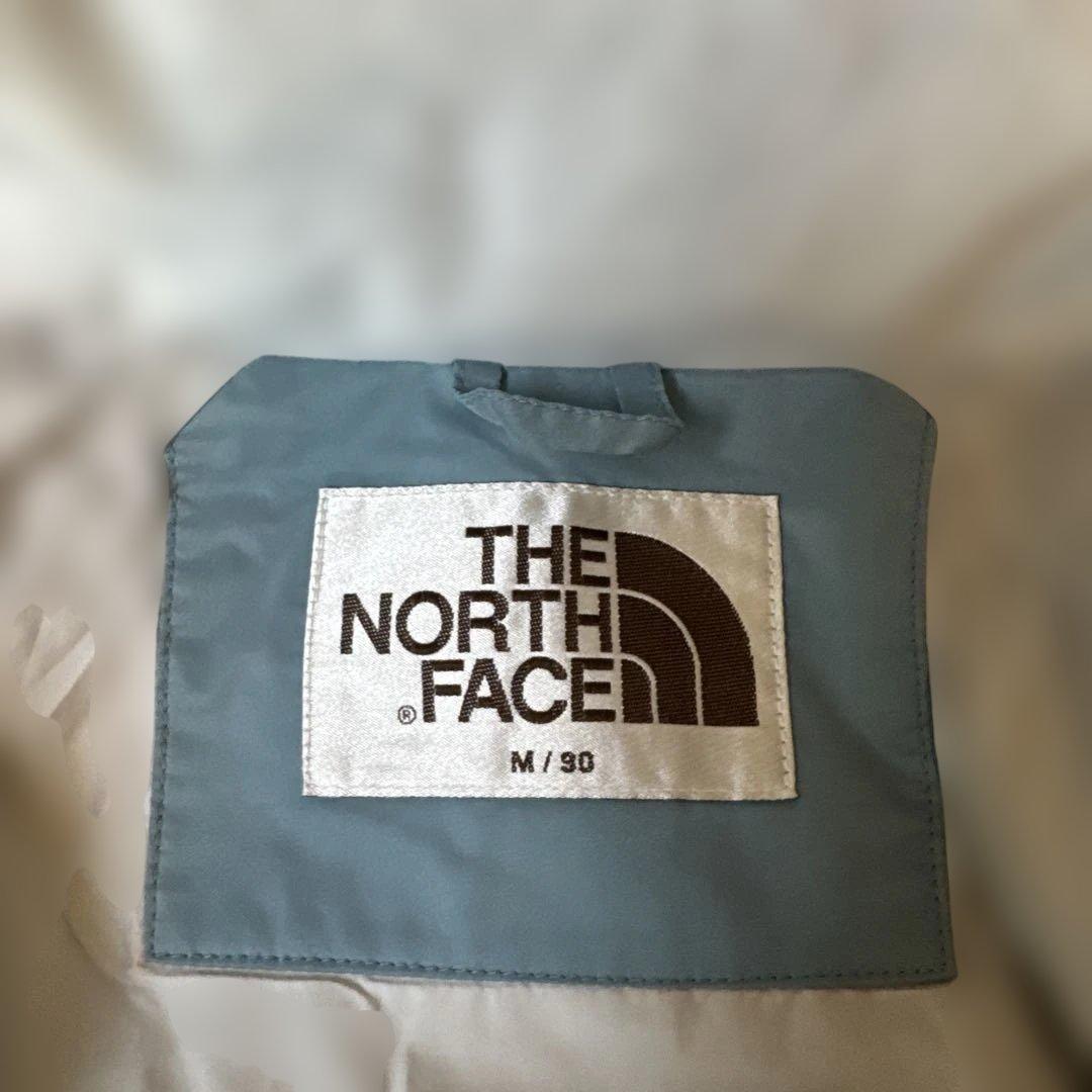 暖かい☆The North Face フード付きロングコート 水色　553