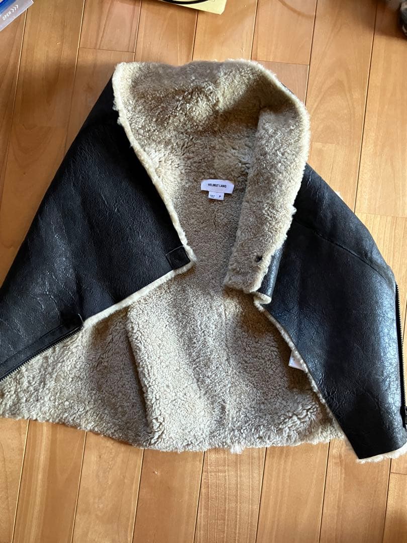 HELMUT LANG ムートン　ジレ　LINK THEORY正規品