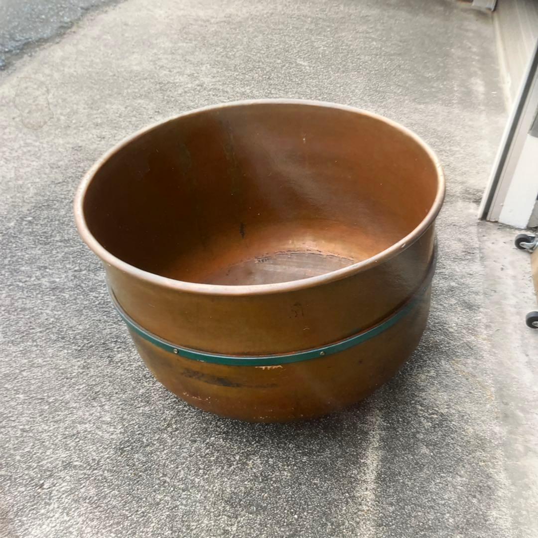 銅製 大きな寸胴鍋