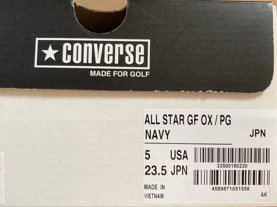 パーリーゲイツ×コンバース　スパイクレスシューズHI 23.5cm