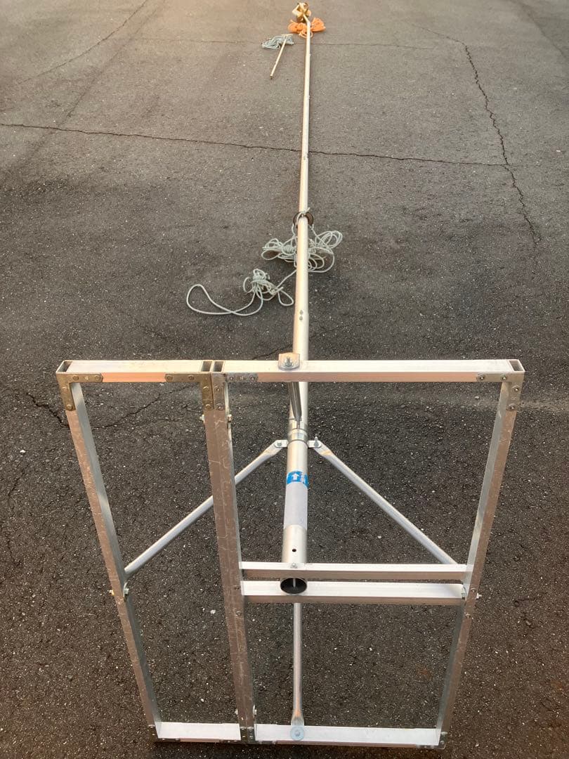 ５月のぼり用アルミポール 約6m ポールセットのみ