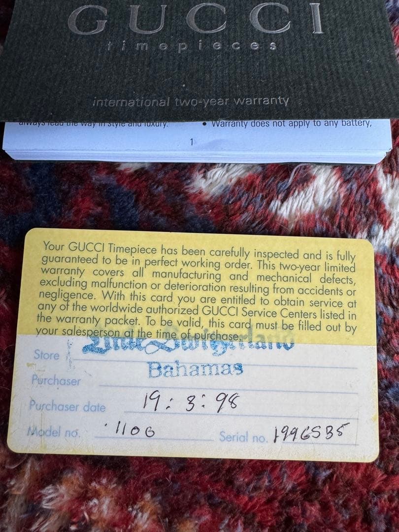 12/31電池交換済　美品　貴重GUCCI チェンジベゼル バングルウォッチ