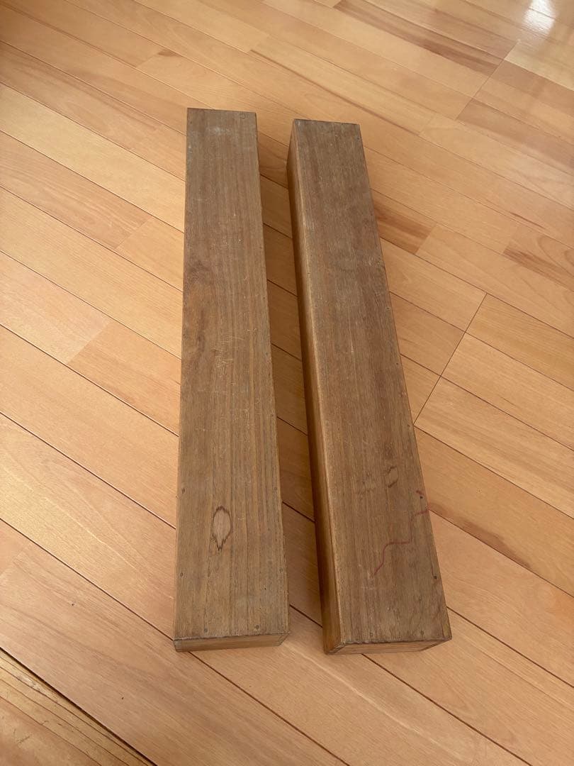 木製掛軸箱2セット、掛軸3金具4付