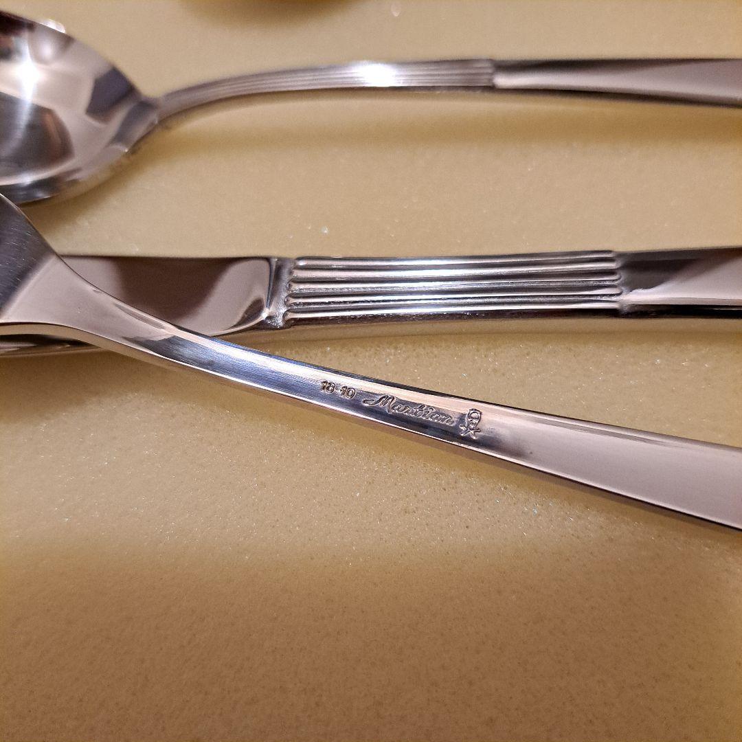 マーシャン 18-10 ステンレス カトラリー 47本セット