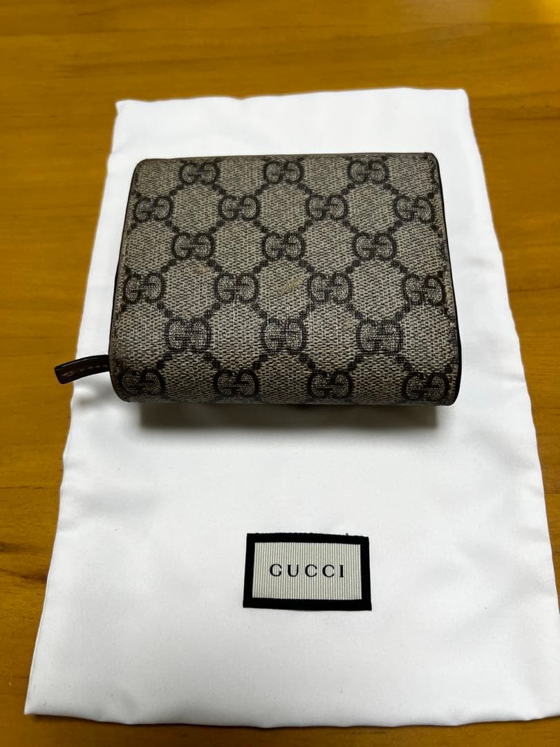 GUCCI 二つ折り財布 ブラウン/ベージュ